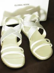 GLOBAL WORK、22.0cm、サンダル・ミュール、その他、女の子用
