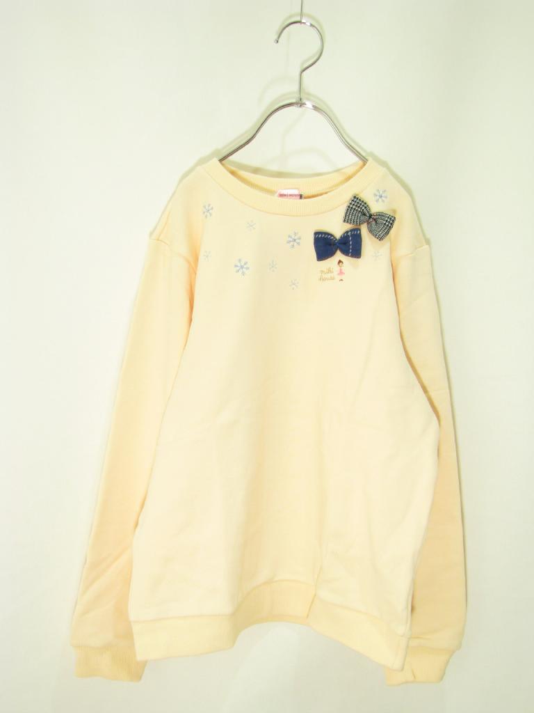 MIKI HOUSE イエロー トレーナー 120cm MIKI HOUSE イエロー トレーナー 120cm MIKI HOUSE イエロー