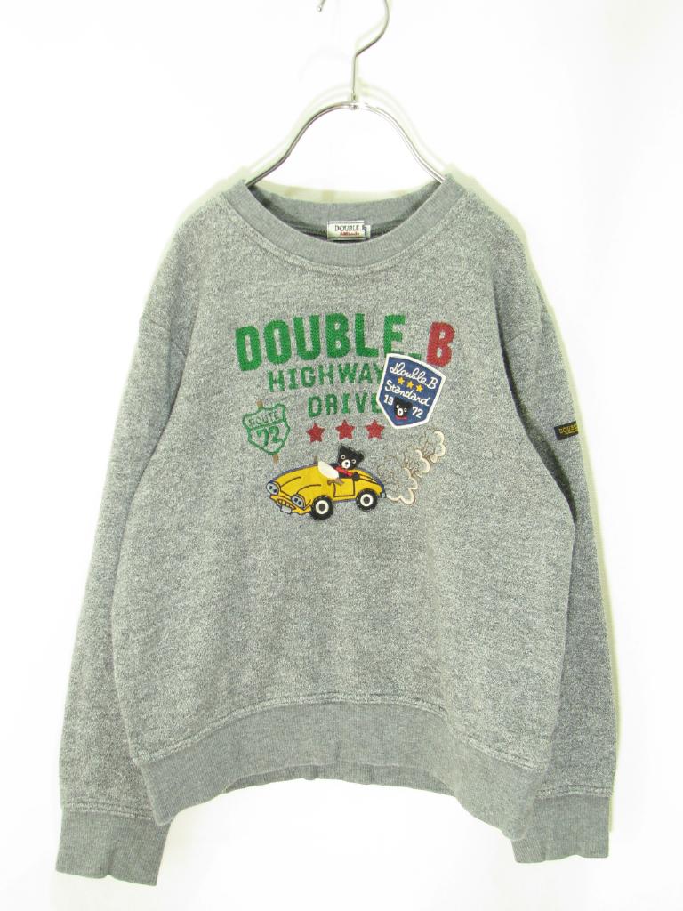 DOUBLE.B トレーナー &ロンT&パンツ　新品　130 DOUBLE.B トレーナー &ロンT&パンツ 新品 130 DOUBLE.B トレーナー