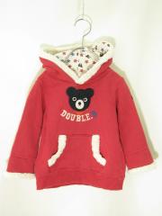 mikihouse DOUBLE.B、90cm、パーカー、綿・ポリエステル、女の子用