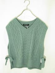 pom ponette、150cm、ベスト、アクリル、女の子用