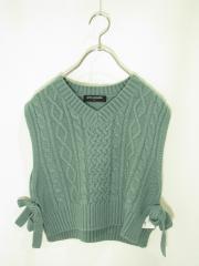 pom ponette、140cm、ベスト、アクリル、女の子用