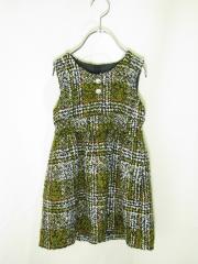 BEBE、110cm、ジャンパースカート、毛・アクリル、女の子用
