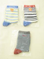mikihouse HOT BISCUITS、17cm、ソックス、綿・ポリエステル、男の子用