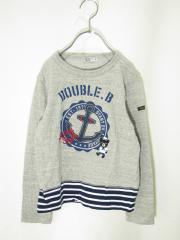 mikihouse DOUBLE.B、130cm、Ｔシャツ、綿・ポリエステル、男女共用