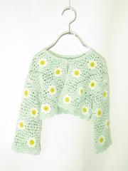 Petit main、80cm、カーディガン、綿・アクリル、女の子用