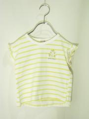 Petit main、100cm、Ｔシャツ、綿・ポリウレタン、女の子用