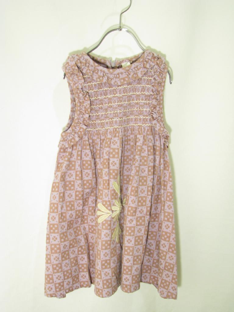 Apolina kids ワンピース　1-2y Apolina ワンピース 120cm イエローパンダ｜Apolinaの子供服の古着通販