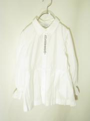 BURBERRY、120cm、シャツ、綿・ポリウレタン、女の子用