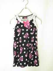 EARTHMAGIC、130cm、ワンピース、綿・ポリウレタン、女の子用