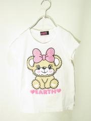 EARTHMAGIC、130cm、Ｔシャツ、綿・ポリウレタン、女の子用