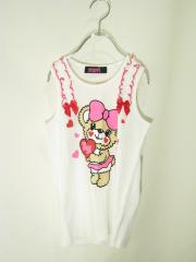 EARTHMAGIC、130cm、タンクトップ、綿・ポリエステル、女の子用