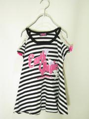 EARTHMAGIC、130cm、Ｔシャツ、綿・ポリウレタン、女の子用