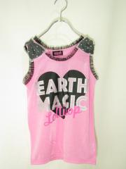 EARTHMAGIC、140cm、タンクトップ、ナイロン、女の子用