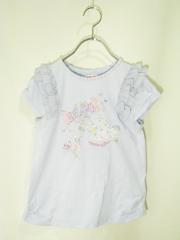 mezzo piano、140cm、Ｔシャツ、綿・ポリエステル、女の子用