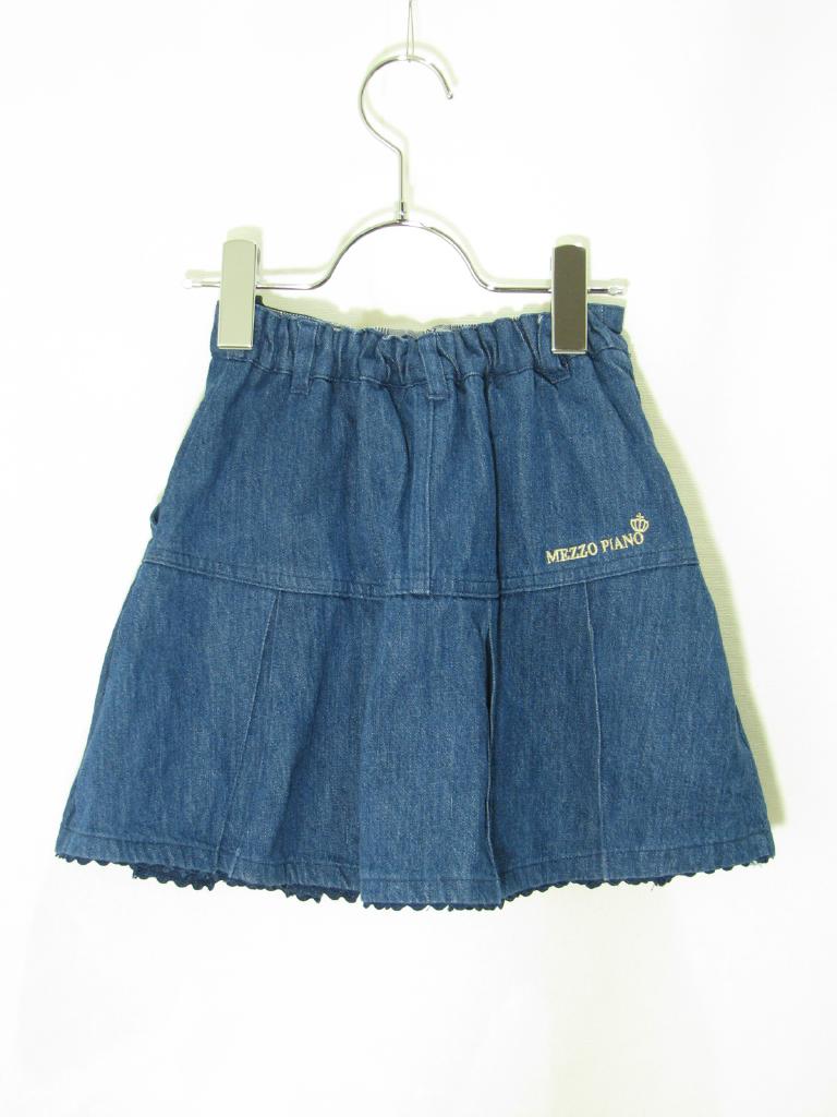 【新品未使用】mezzo piano スカート mezzo piano スカート 120cm イエローパンダ｜mezzo pianoの子供服の