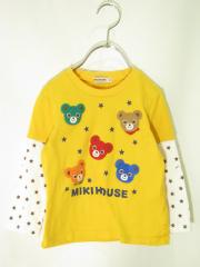 mikihouse、100cm、Ｔシャツ、綿・ポリエステル、男の子用