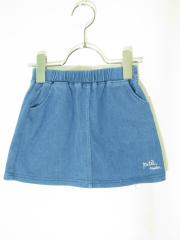 Petit main、90cm、スカート、綿・ポリエステル、女の子用