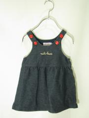 mikihouse、50～70cm、ジャンパースカート、綿・ポリエステル、女の子用