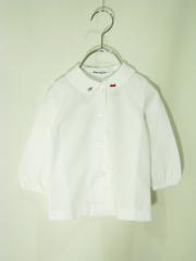 familiar、80cm、シャツ、綿・ポリエステル、女の子用