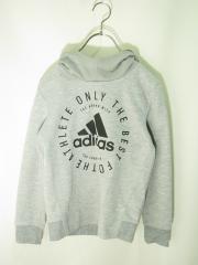 adidas、140cm、パーカー、ポリエステル、男女共用