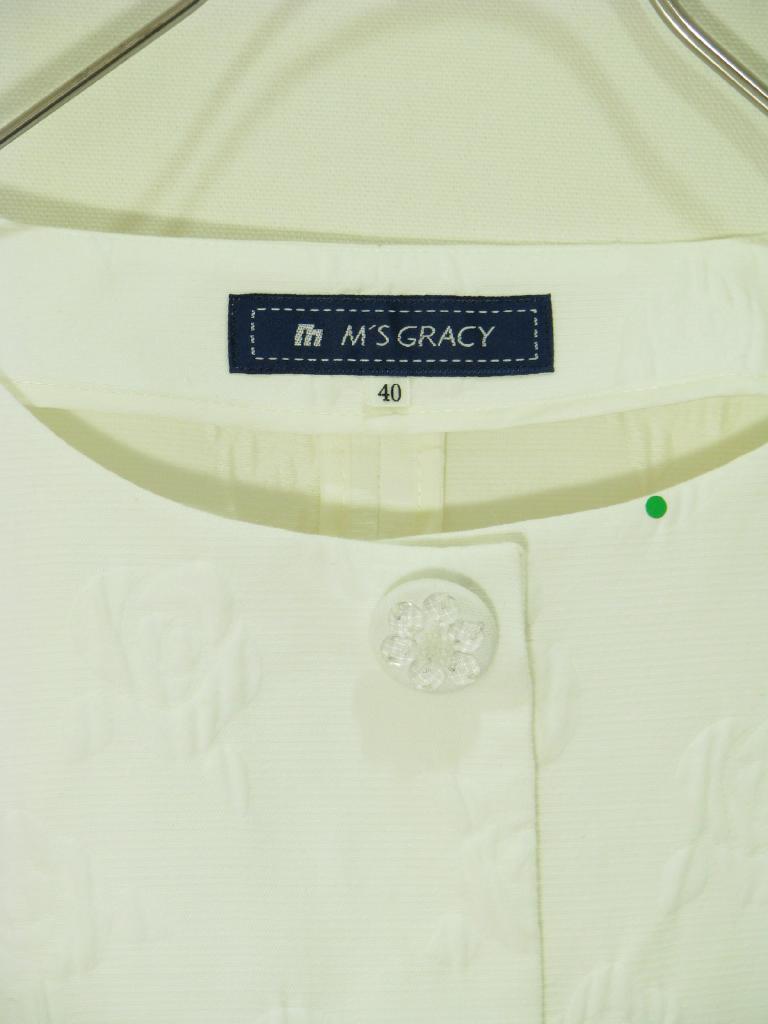 M's GRACY 半袖ボレロ シアー素材 9号 イエロー系 M's GRACY 半袖ボレロ シアー素材 9号 イエロー系
